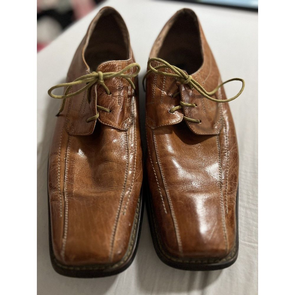 Fratelli Select Men's Square Toe Size 12 Lace‎ Up Shoes